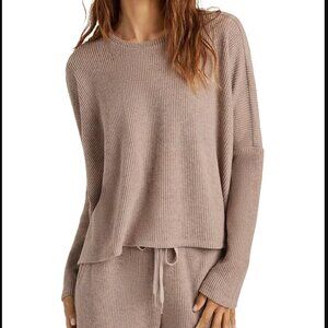 EUC Splendid London Long Sleeve Lounge Top Size Small